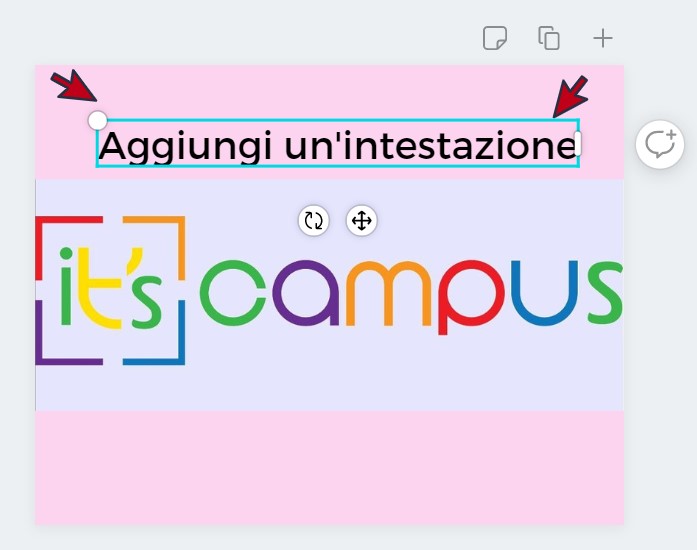 come scrivere sulle foto con canva